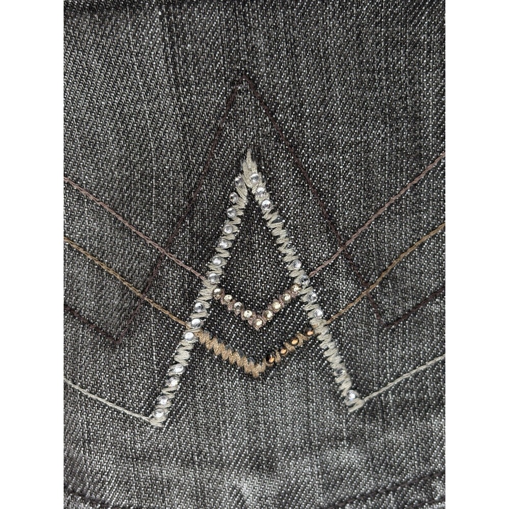 7 for All Mankind 'A' Pocket Jeans Womens‎ 28 Brown Flared Stretch Boho Festival - Picture 3 of 14